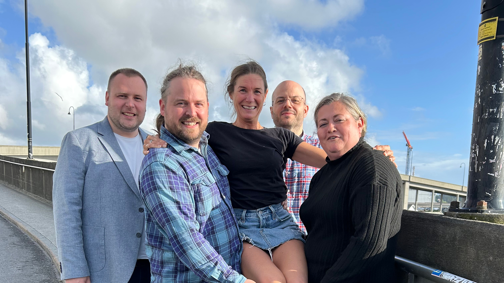 Avdelingsstyret i Rogaland (fra venstre): Sigve Eikeland, Sarah Gjerde Myhre, Morten Larsen, Karen Faa, Arnfinn Stens&oslash;, Siri S&aelig;grov Eiane, og Ekaterina Anderson 