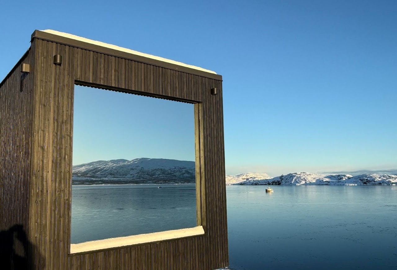 Badstu i fjære i Lakselv