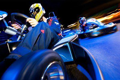 GoKart banen i Trondheim. Foto: LuckyBowling