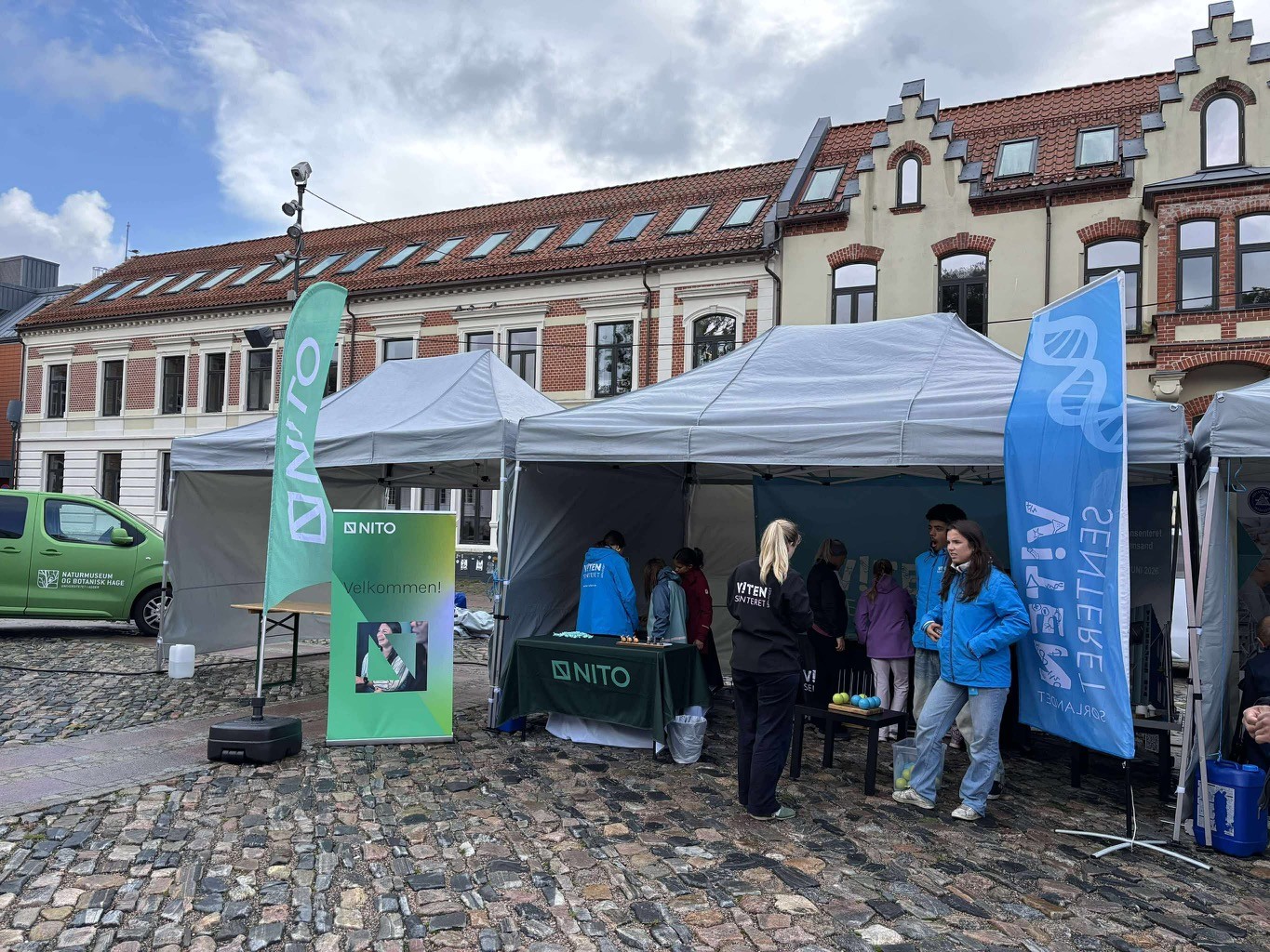 Forskningstorv, stand -  fra torget i Krisitansand 