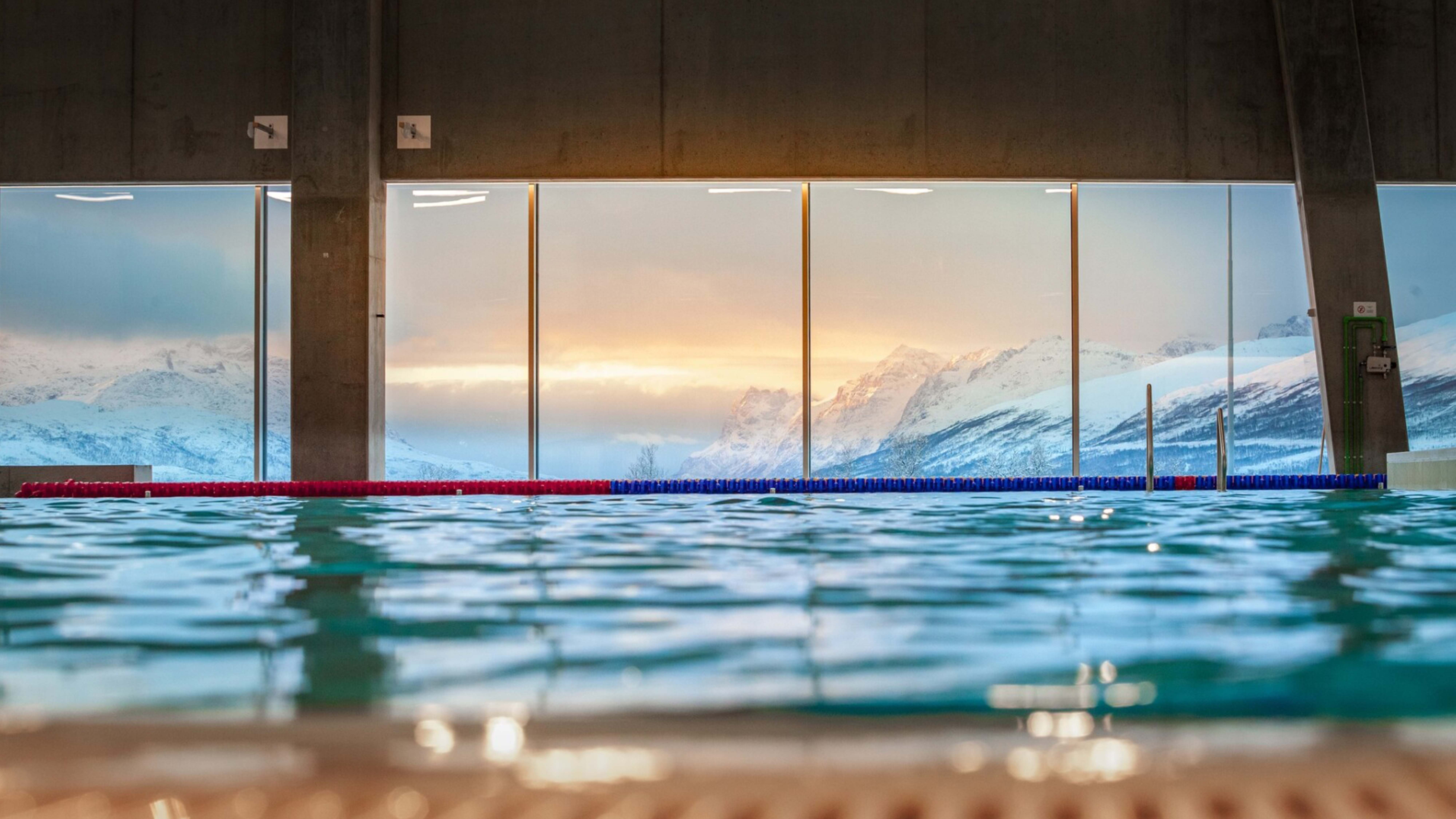 Bilde fra Tromsøbadet. 