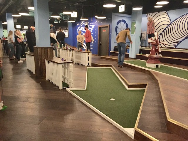 innendørs minigolfbane