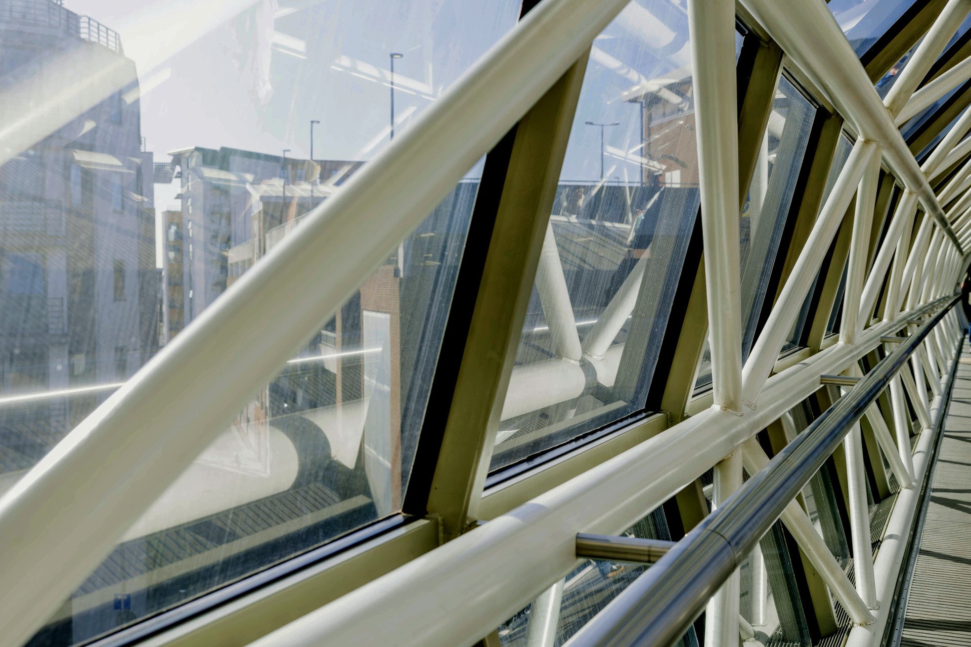 Fagverkramme innglasset