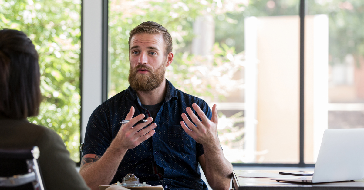 Tillitsvalgt i samtale, illustrasjonsbilde Foto: GettyImages