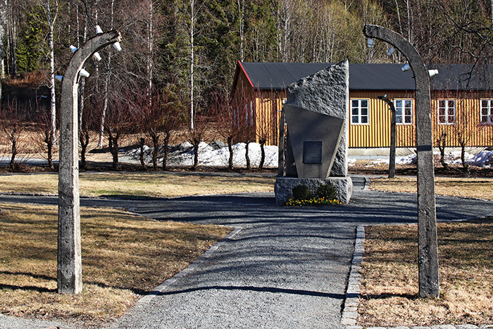 Picture of the memorial at Grini prison camp