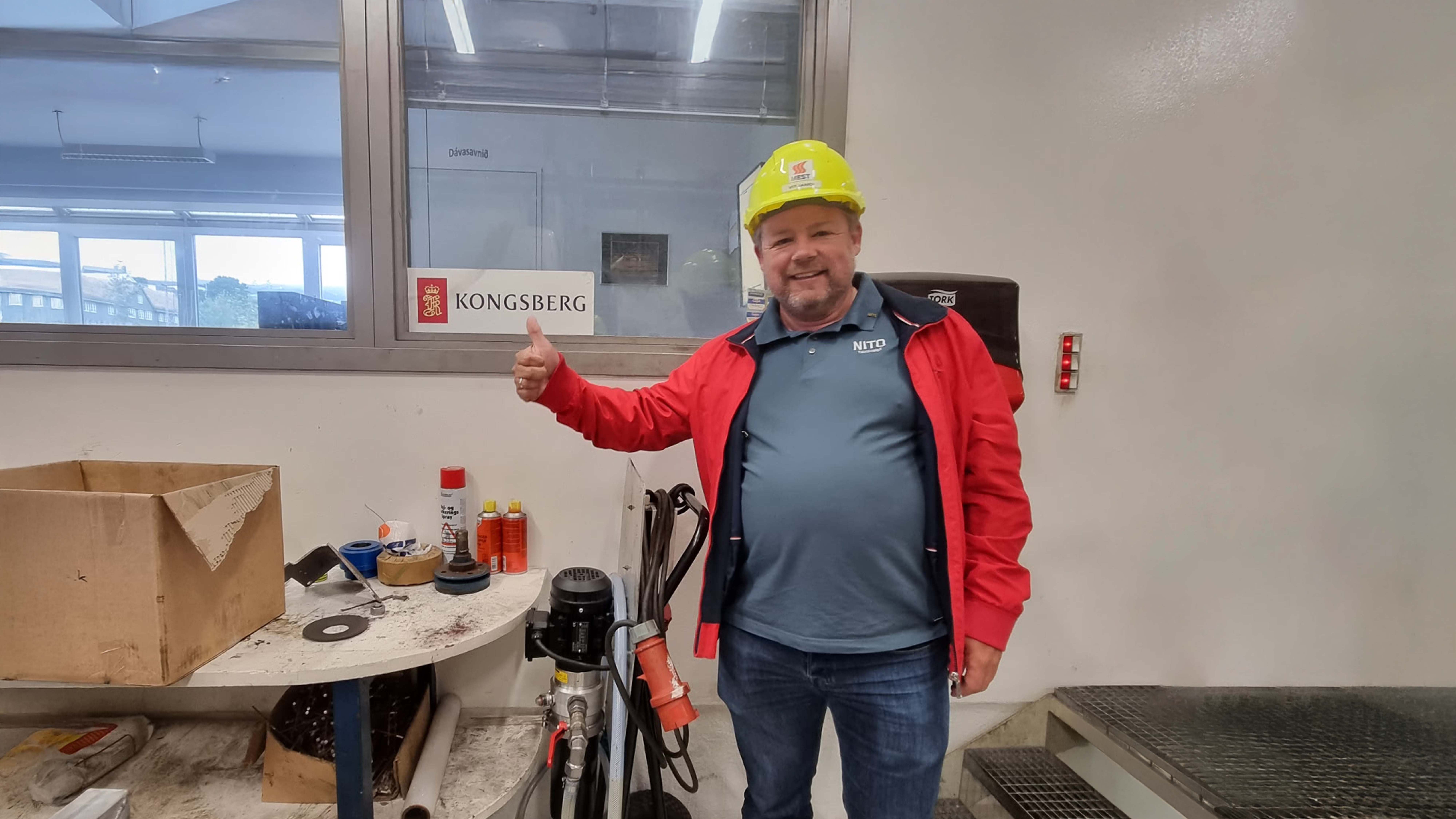 Eddy Nynes i arbeidsmiljøet.